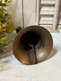 Vintage Brass School Bell w/ Wood Handle