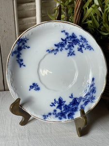 Antique Grindley Flow Blue Saucer