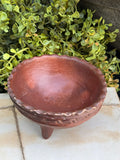 Vintage Footed Pottery Bowl