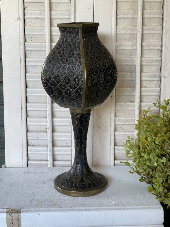 Brass Compote/Vase