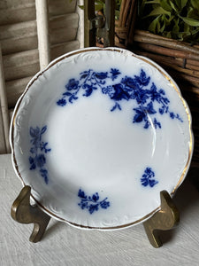 Antique Grindley Flow Blue Small Bowl