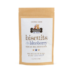 Blueberry Dog Biscuit Bones