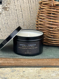 Santal + Tobacco 6oz Soy Candle in Travel Tin