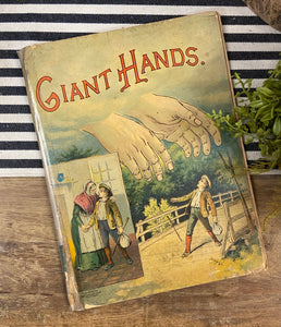 Antique 1892 "Giant Hands" Book