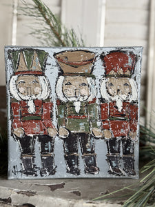 Jill Harper 6" Nutcrackers Canvas Art