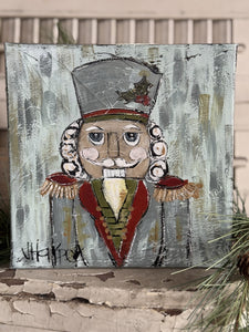 Jill Harper 8" Nutcracker Canvas Art