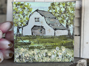 Jill Harper 6" Barn Canvas Art