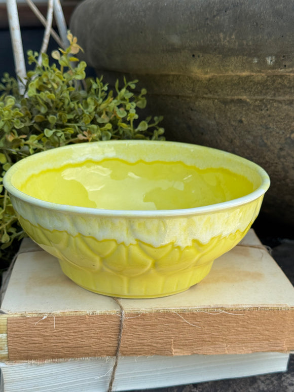 Vintage USA Yellow Planter