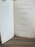 Antique Book Plane and Solid Geometry: Teacher’s Edition 1899
