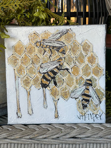 Jill Harper 8" Oh Honey Canvas Painting
