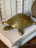 Vintage Brass Turtle