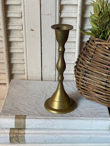 Vintage Brass Candlestick Holder Made in India