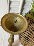 Vintage Brass Candlestick Holder Made in India