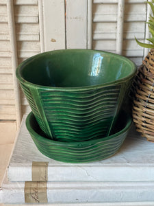 Vintage Green  McCoy Planter