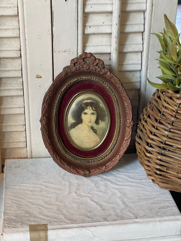 Vintage Victorian Style Frame A Cameo Creation Hubak Lady