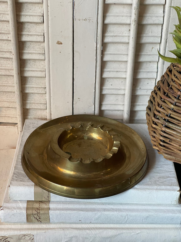 Vintage Brass Ashtray Made in Korea