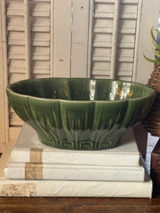 Vintage Haeger Green Planter