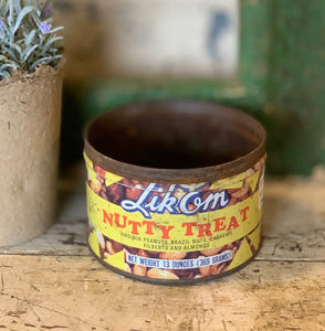 Vintage Lik-om Nut Tin