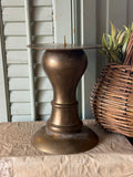 Vintage Brass Pillar Candlestick Holder