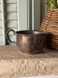 Vintage Silver on Copper Creamer