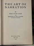 Vintage Book "The Art Of Narration" 1928