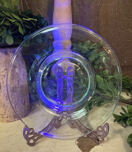 Vintage Uranium Glass Plate