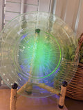 Vintage Green Uranium 9" Glass Plate