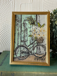Jill Harper 4" x 5.5" Mini Framed Canvas Art