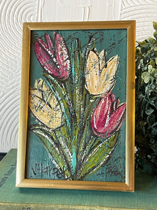 Jill Harper 4.5" x 6.5" Mini Framed Canvas Art