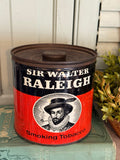 Vintage Sir Walter Raleigh Tobacco Tin