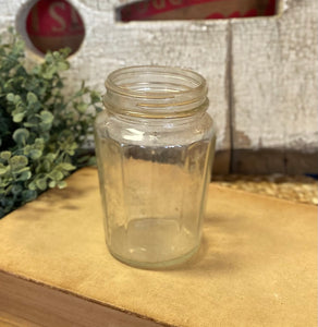 Found Glass Jar w/ Stars