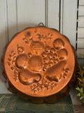 Vintage Fruit Copper Mold Made in Korea