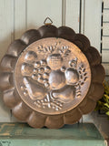 Vintage Fruit Copper Mold Made in Korea