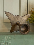 Vintage Brass Butterfly Candle Stick Holder