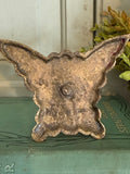 Vintage Brass Butterfly Candle Stick Holder