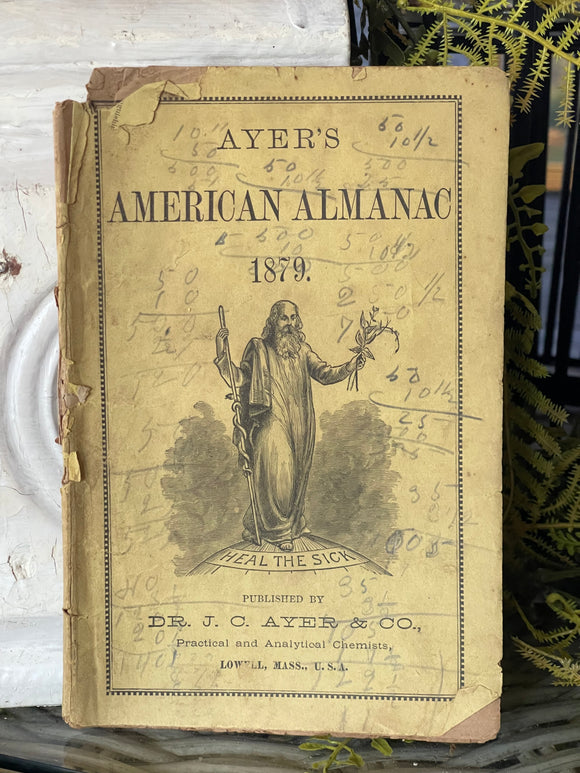 Antique Ayers American Almanac 1879
