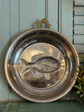 Vintage Copper Mold With Fish Detail Made in Korea