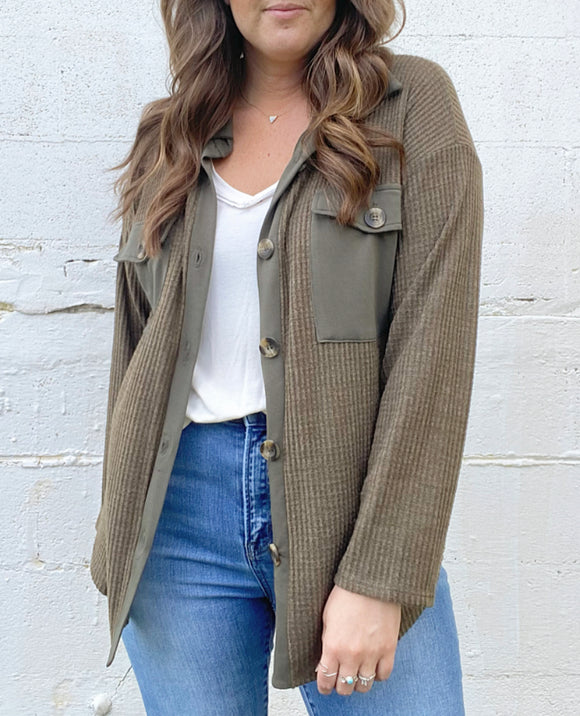 Double Pocket Hunter Cardigan