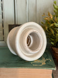 Vintage White Ceramic Insulator