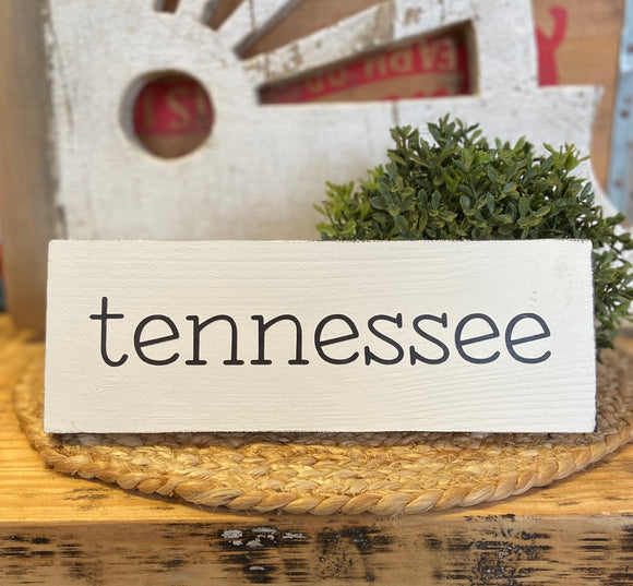 Handmade Tennessee Reclaimed Wood Sign