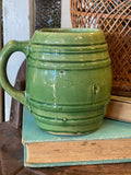 Vintage Green Barrel Mug