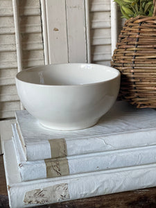 Vintage White USA Bowl