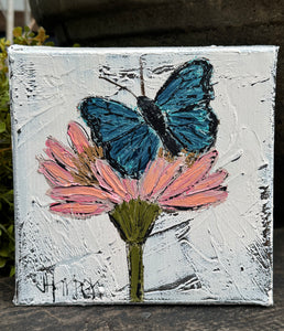 Jill Harper 6" Butterfly Canvas Art