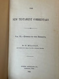Vintage Book The New Testament Commentary on Hebrews 1956