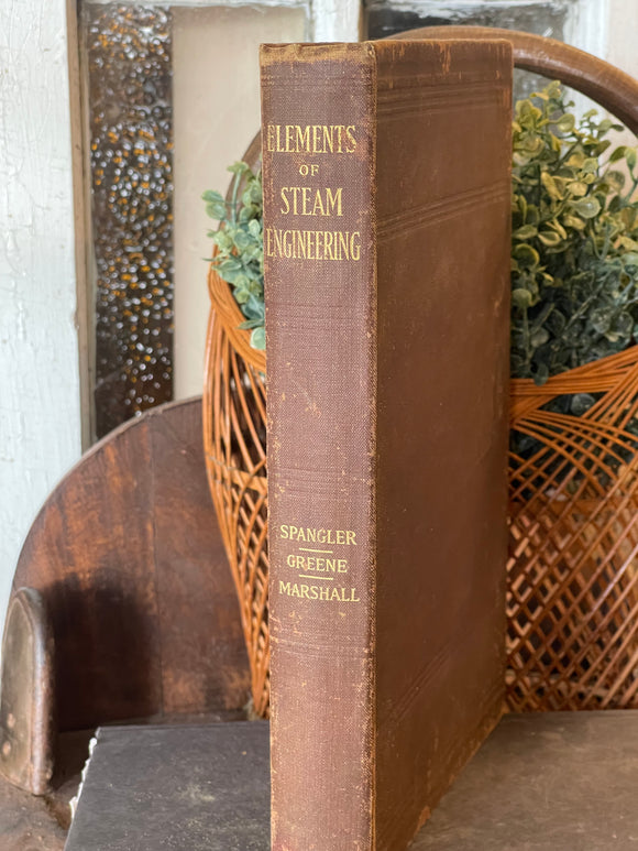 Antique Book Elements of Steam Engineering 1905