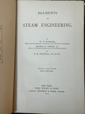 Antique Book Elements of Steam Engineering 1905