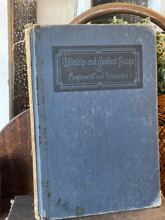 Vintage Book Worship and Conduct Songs 1929