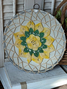 Cool Vintage Crochet Wall Hanging