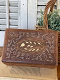 Vintage Carved Box Made in India