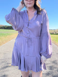 Satin Sugar Maple Dress